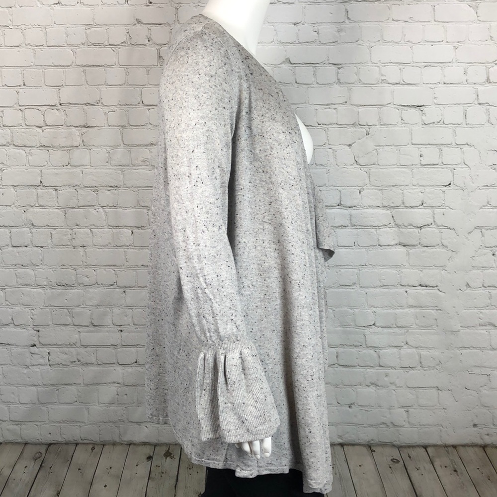 Style & Co Heather Gray Open Front Cardigan Sz 2X - Picture 3 of 4
